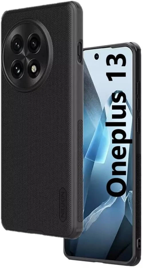 کاور محافظ گوشی وان پلاس 13 مدل Super Frosted Shield Pro، محافظت کامل، ضد خش، باریک، لوکس، PC سخت، مناسب برای OnePlus 13 5G 2024 (مشکی)