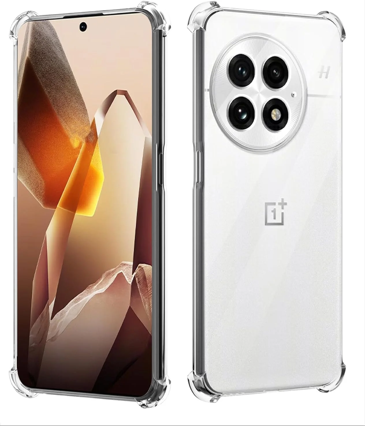 کاور شفاف برای وان پلاس 13 5G، محافظ نرم و باریک TPU با ضربه گیر گوشه، ضد ضربه، ضد خش، کاور کریستالی گوشی برای وان پلاس 13 5G، شفاف