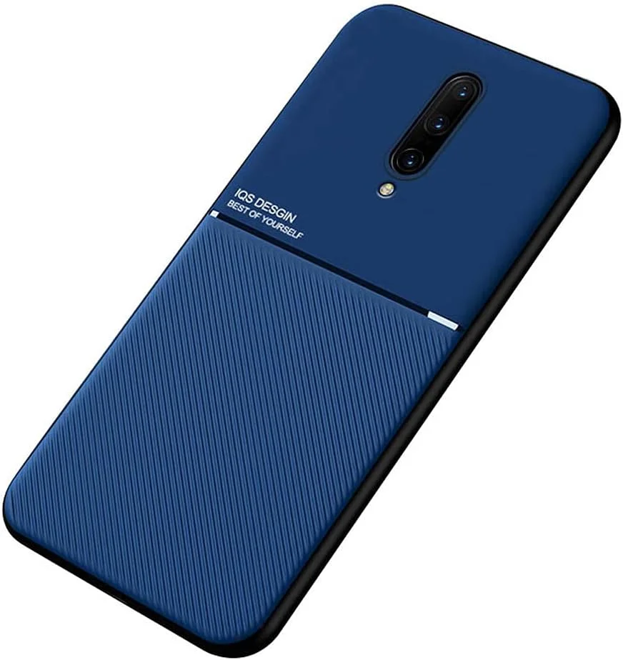 کاور محافظ Kepuch Mowen برای Oneplus 7 Pro - بامپر با صفحه فلزی داخلی - آبی