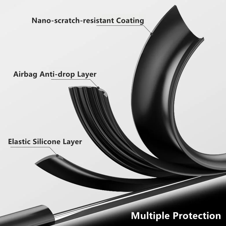 قاب چرمی برای وان پلاس 13 5G، [محافظ لنز شیشه ای حرارت دیده] محافظت فوق العاده سبک و باریک از دوربین، قاب ضد ضربه TPU با روکش چرمی PU برای وان پلاس 13 5G، مشکی