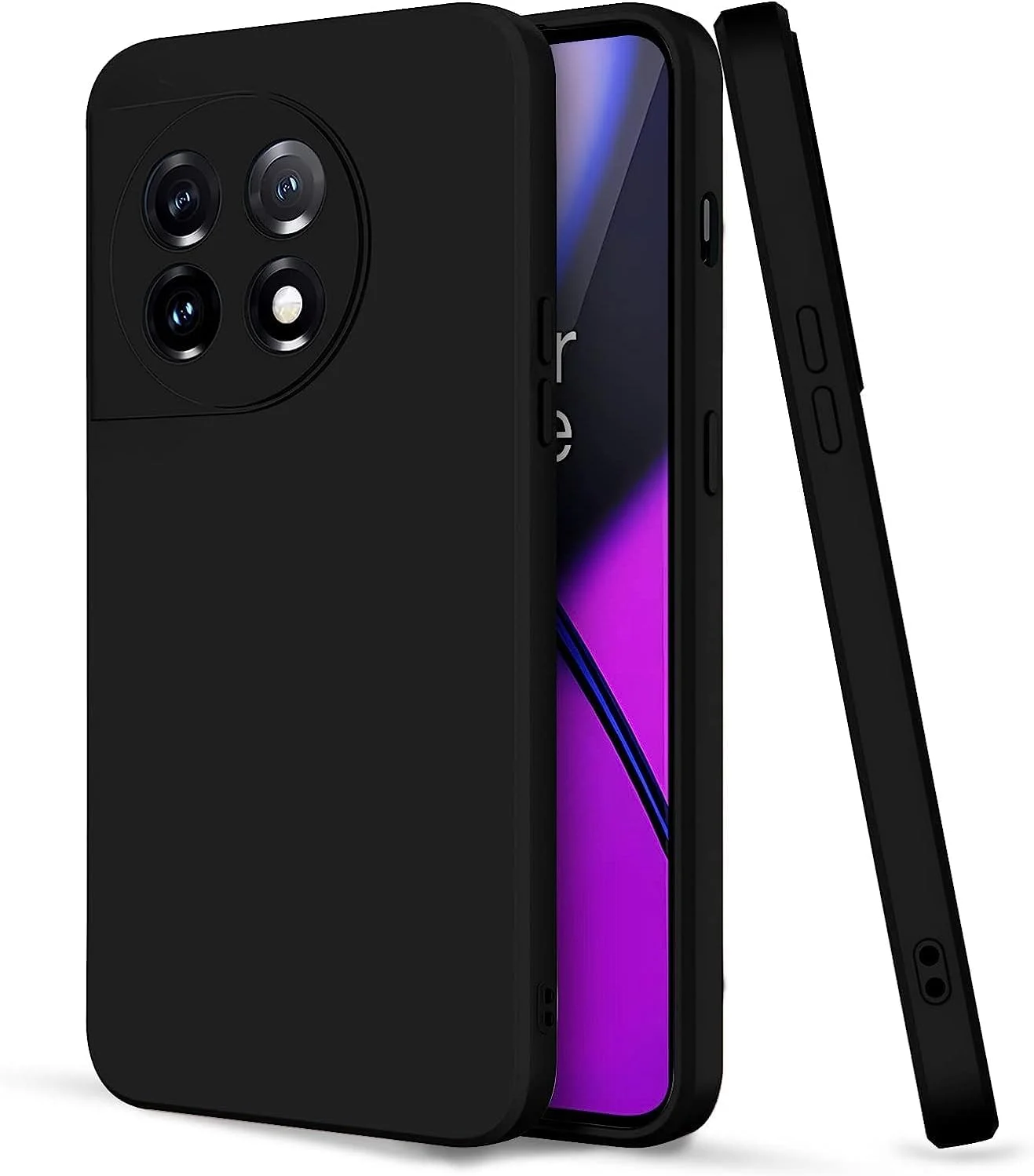 قاب محافظ گوشی زیگ سازگار با کاور گوشی وان پلاس 11R، قاب سیلیکونی TPU نرم، سبک وزن، محافظ در برابر ضربه با محافظت از دوربین، طراحی شده برای وان پلاس 11R 5G (مشکی) قاب محافظ گوشی زیگ سازگار با کاور گوشی وان پلاس 11R، قاب سیلیکونی TPU نرم، سبک وزن، محافظ در برابر ضربه با محافظت از دوربین، طراحی شده برای وان پلاس 11R 5G (مشکی)