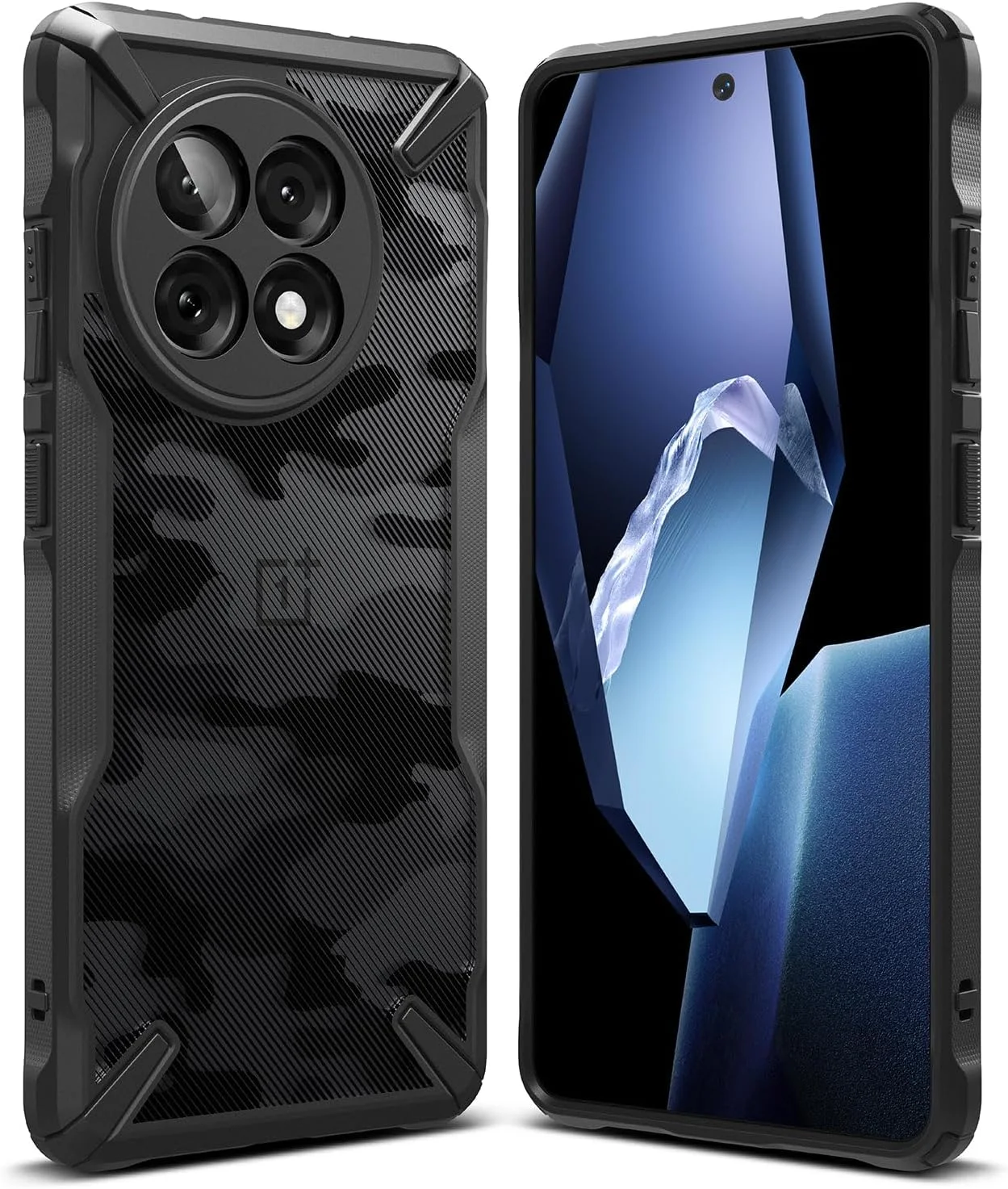 کاور محافظ گوشی Ringke Fusion-X سازگار با OnePlus 13R، محافظت مقاوم در برابر ضربه، باریک، سبک وزن و ضد خش - مشکی چریکی کاور محافظ گوشی Ringke Fusion-X سازگار با OnePlus 13R، محافظت مقاوم در برابر ضربه، باریک، سبک وزن و ضد خش - مشکی چریکی