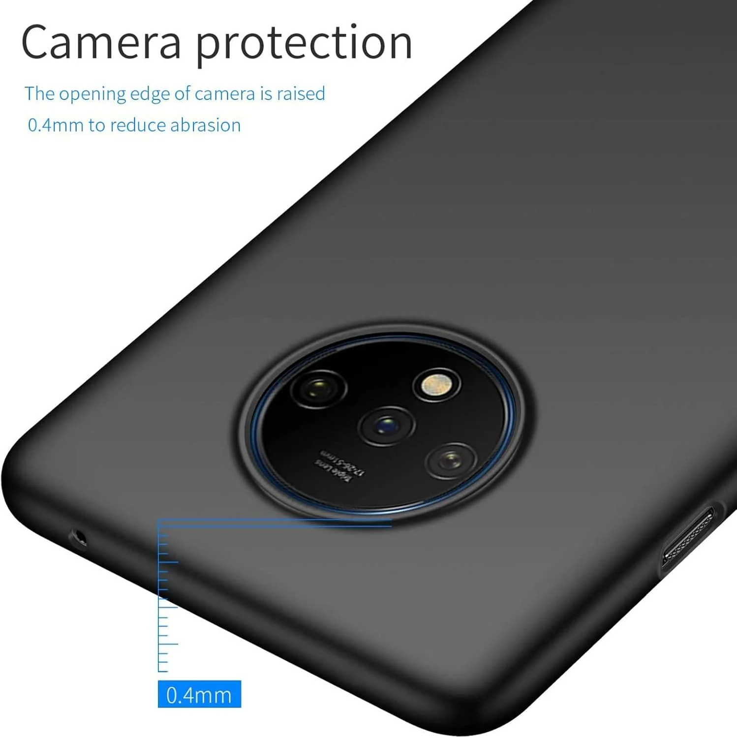 قاب محافظ گوشی وان پلاس 7T، [سخت] [فوق العاده نازک] [ضد ضربه] ساخته شده از مواد با کیفیت، محافظت کامل و باریک (مشکی برای وان پلاس 7T)