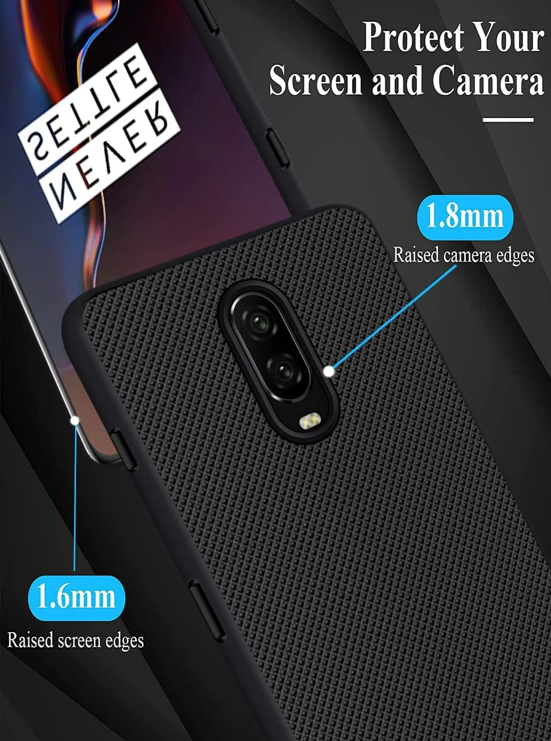 قاب پشتی نرم و مات با محافظ دوربین برجسته VIDO برای OnePlus 6T/Oneplus 7 قاب پشتی نرم و مات با محافظ دوربین برجسته VIDO برای OnePlus 6T/Oneplus 7