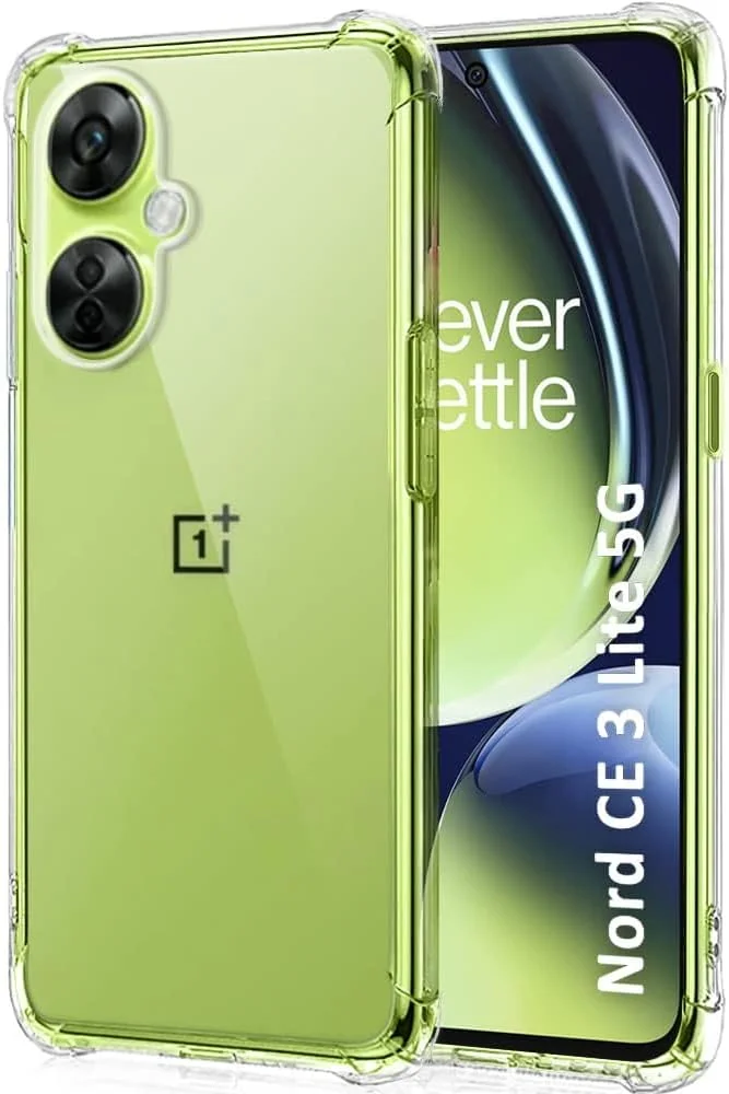 کاور محافظ EMODIL برای OnePlus Nord CE 3 Lite، قاب پشتی شفاف با بالشتک هوا، سیلیکون نرم، ضد ضربه، ضد خش، گوشههای تقویت شده برای OnePlus Nord CE 3 Lite کاور محافظ EMODIL برای OnePlus Nord CE 3 Lite، قاب پشتی شفاف با بالشتک هوا، سیلیکون نرم، ضد ضربه، ضد خش، گوشههای تقویت شده برای OnePlus Nord CE 3 Lite