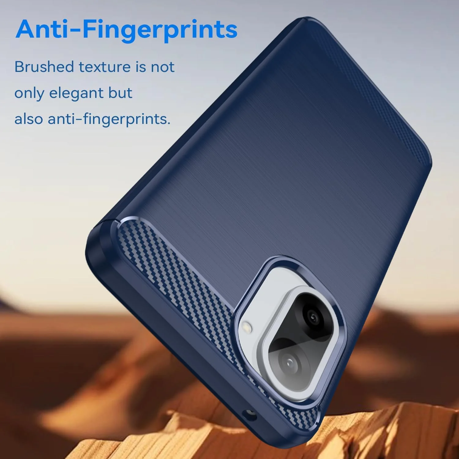 قاب گوشی OIATROE برای OnePlus Nord CE5، کاور فوق العاده نازک [سبک وزن] [ضد خش] [قاب نرم] - آبی