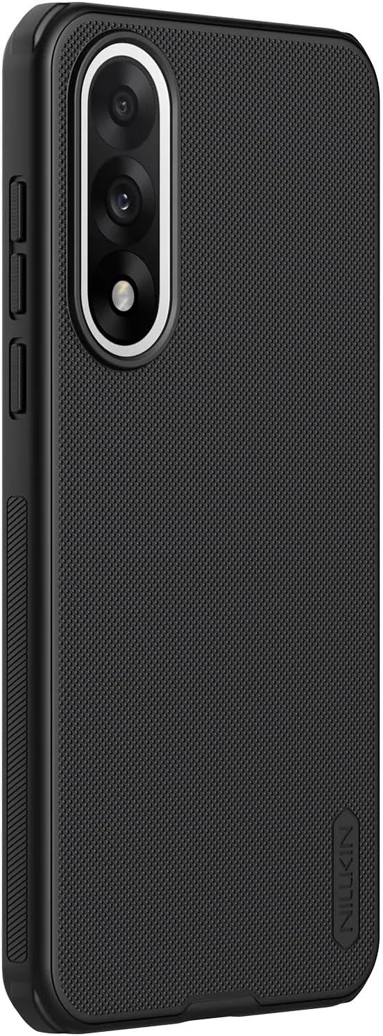 قاب محافظ مغناطیسی Nillkin Super Frosted Shield Pro مناسب برای OnePlus 12 – زره هیبریدی مقاوم با حلقه مغناطیسی، محافظ گوشه، پوشش مات و تناسب دقیق – مشکی