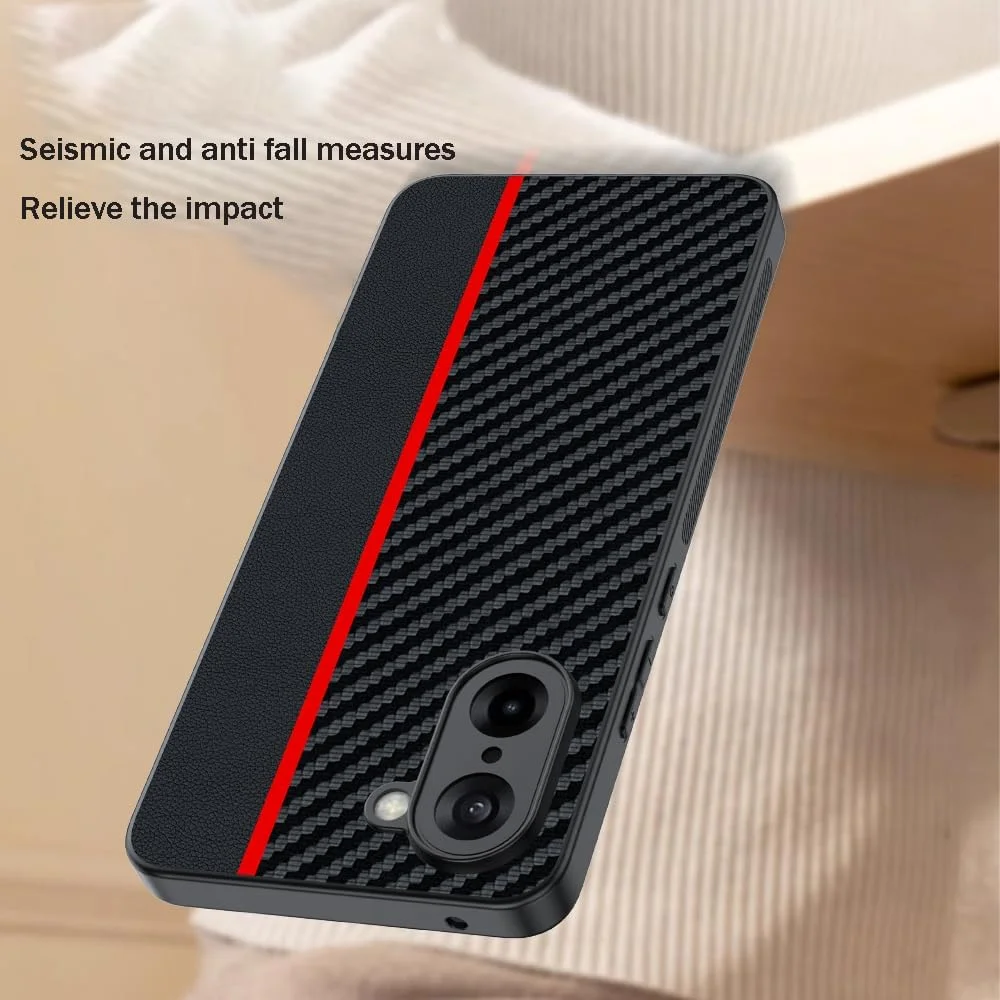 قاب گوشی OIATROE برای OnePlus Nord CE5، [دفع حرارت] [ضد اثر انگشت] [محافظت از دوربین پشتی] قاب فوق سبک با پوشش مات برای OnePlus Nord CE5 - مشکی آبی