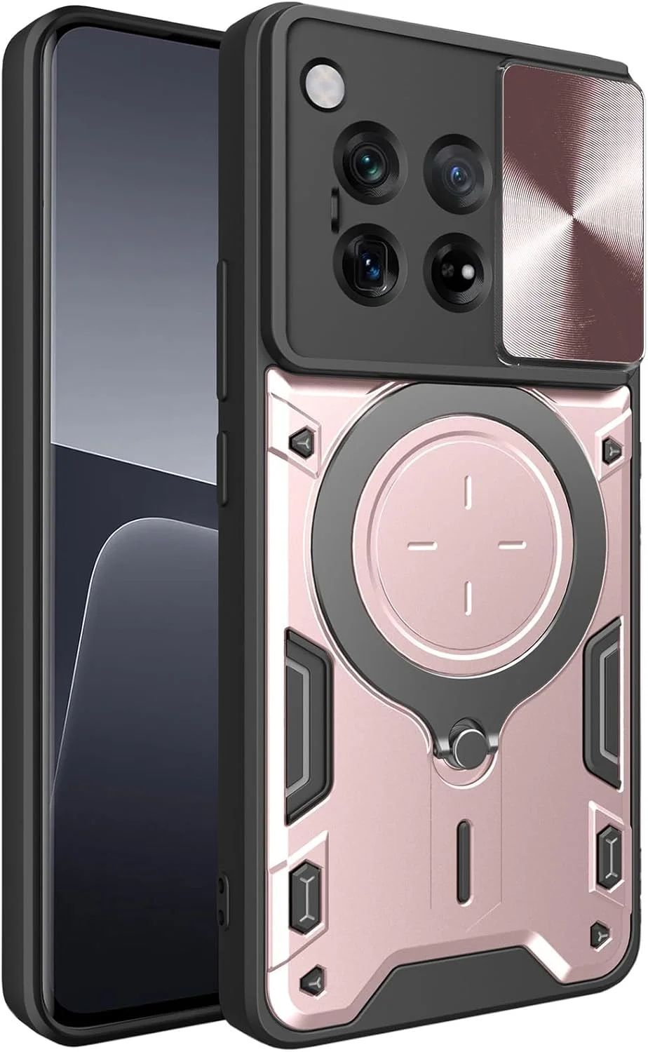 پایه انگشتی مغناطیسی Tazweeq، سازگار با هولدرهای مغناطیسی خودرو، محافظت از دوربین، ضد ضربه، ضد اثر انگشت، ضد خش، پوشش ضد لغزش (رزگلد، سازگار با Oneplus 12) پایه انگشتی مغناطیسی Tazweeq، سازگار با هولدرهای مغناطیسی خودرو، محافظت از دوربین، ضد ضربه، ضد اثر انگشت، ضد خش، پوشش ضد لغزش (رزگلد، سازگار با Oneplus 12)