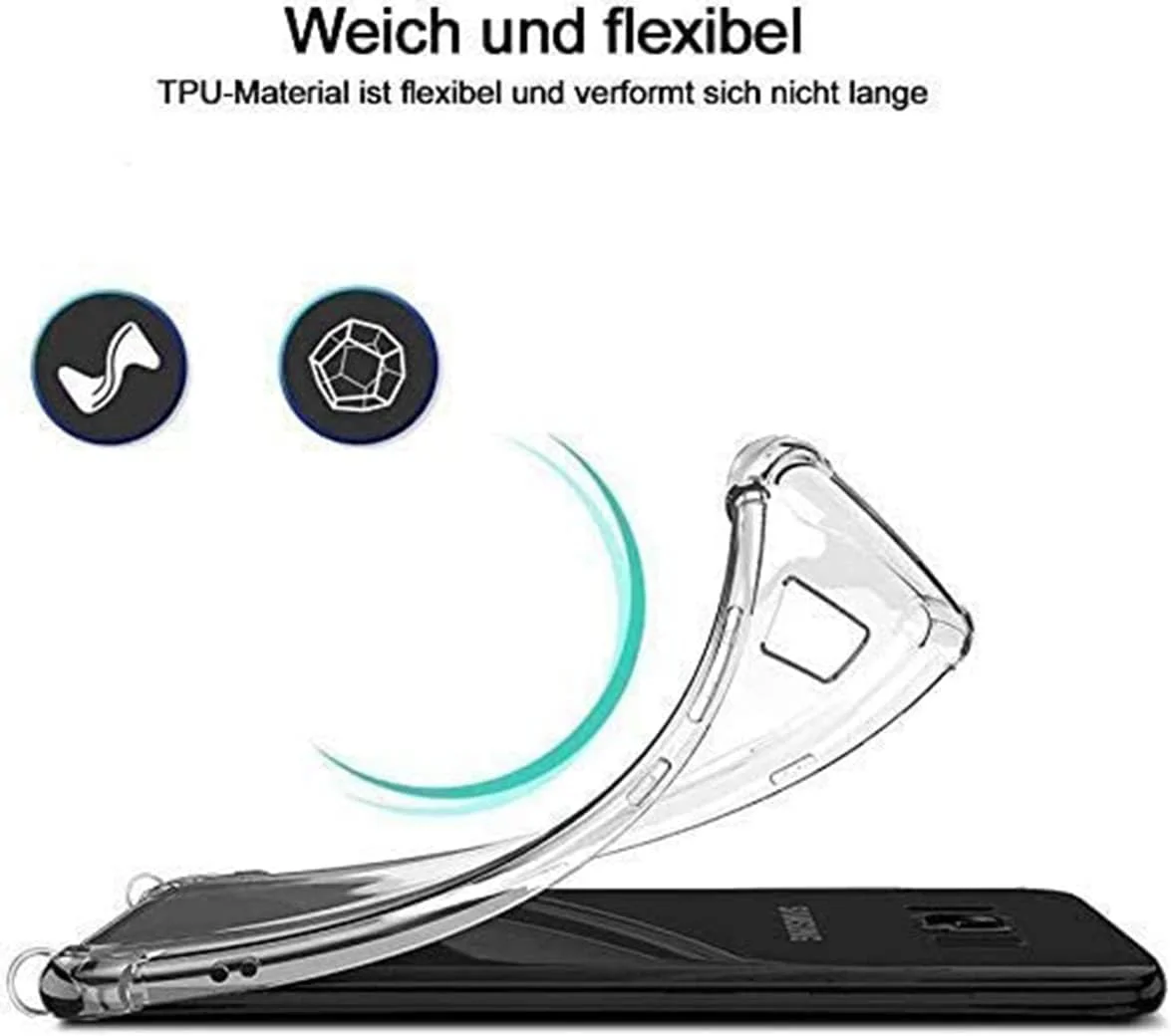 کاور محافظ گوشی وان پلاس 9 پرو همراه با بند گردنی، کاور ژله ای TPU شفاف با بند قابل تنظیم - مشکی