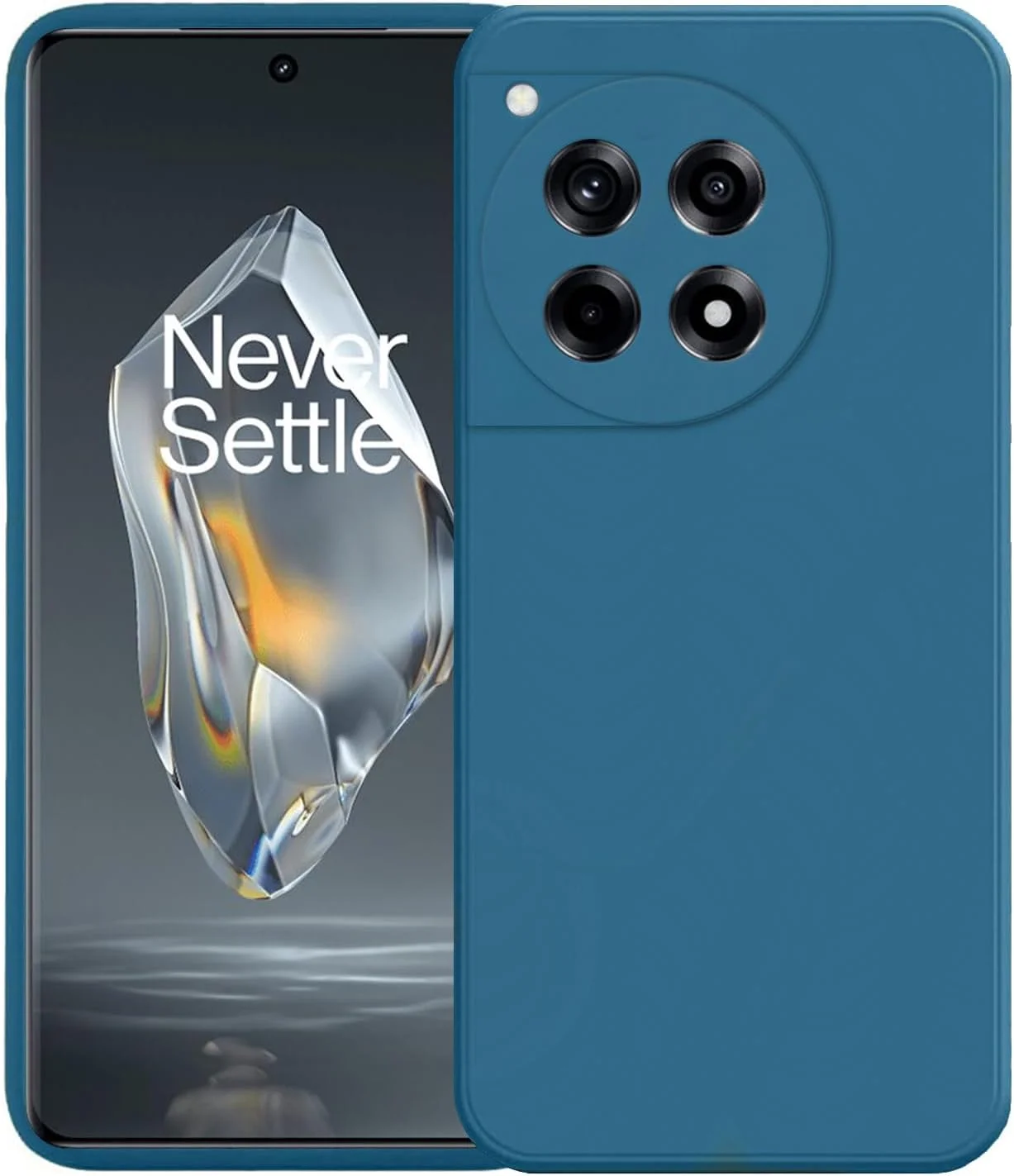 قاب محافظ باریک گوشی برای وان پلاس 12R، کاور سیلیکونی با محافظت از دوربین، داخلی نرم و انعطاف پذیر (آبی، برای وان پلاس 12R) قاب محافظ باریک گوشی برای وان پلاس 12R، کاور سیلیکونی با محافظت از دوربین، داخلی نرم و انعطاف پذیر (آبی، برای وان پلاس 12R)