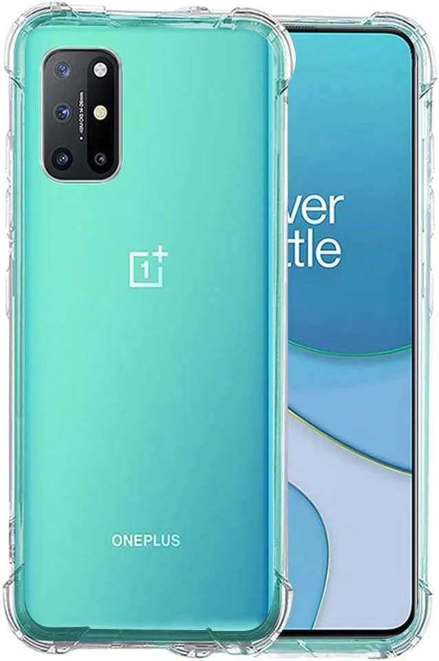 کاور محافظ گوشی مارگون برای وان پلاس 8T، TPU، ضربه گیر گوشه با بالشتک هوا، ضد لغزش، انعطاف پذیر (وان پلاس 8T، شفاف)