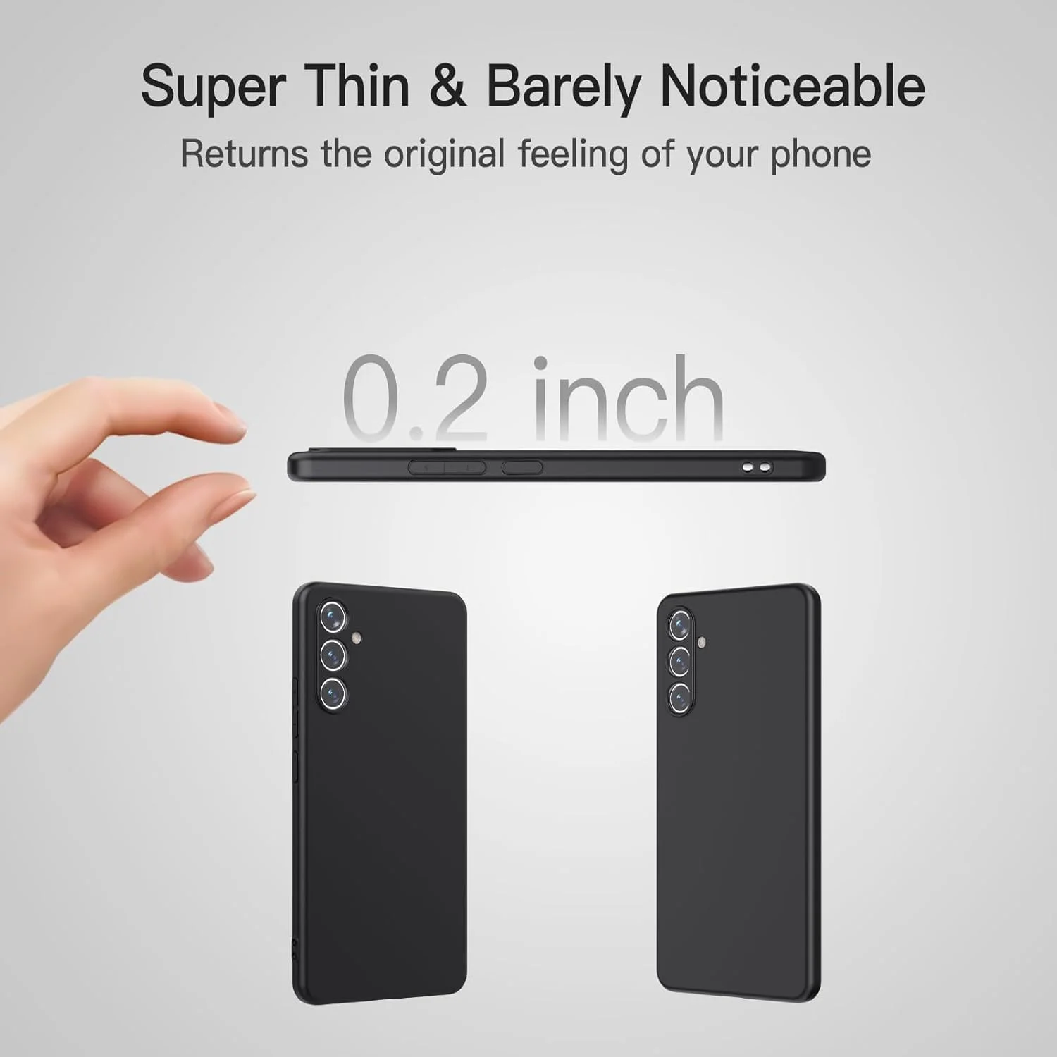 کاور محافظ گوشی Muzz برای OnePlus Nord CE4 Lite 5G، محافظت از دوربین، فوق العاده باریک، سیلیکونی نرم TPU، ضد ضربه، پوشش محافظ کامل بدنه برای OnePlus Nord CE 4 Lite 2024 (مشکی) کاور محافظ گوشی Muzz برای OnePlus Nord CE4 Lite 5G، محافظت از دوربین، فوق العاده باریک، سیلیکونی نرم TPU، ضد ضربه، پوشش محافظ کامل بدنه برای OnePlus Nord CE 4 Lite 2024 (مشکی)