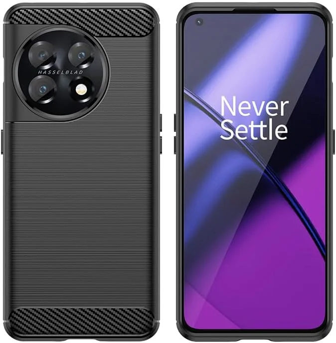 قاب گوشی سازگار با وان پلاس 11، پشت PC سخت و ضربه گیر TPU نرم، قاب محافظ باریک مقاوم در برابر خراش (مشکی) قاب گوشی سازگار با وان پلاس 11، پشت PC سخت و ضربه گیر TPU نرم، قاب محافظ باریک مقاوم در برابر خراش (مشکی)