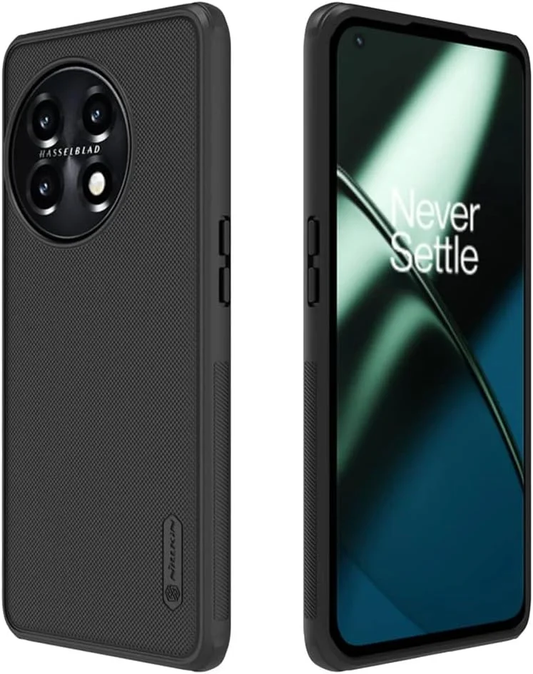 قاب محافظ گوشی وان پلاس 11 5G، مدل Super Frosted Shield Pro Matte، محافظت کامل، ضد ضربه، دو لایه (مشکی)