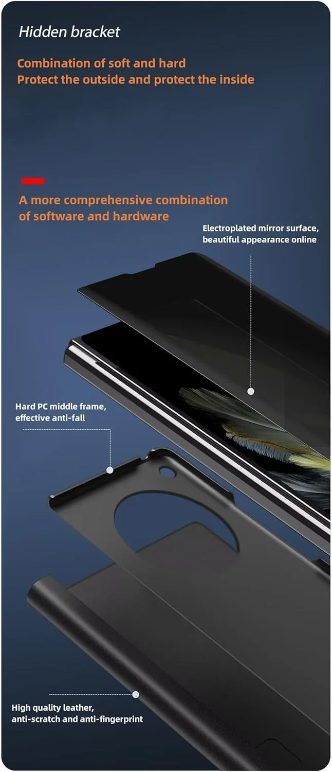 کاور محافظ گوشی وان پلاس اوپن، کاور هوشمند تاشو چرمی و نیمه شفاف فوق العاده نازک، به همراه پایه نگهدارنده، مناسب برای وان پلاس اوپن (نقره ای) کاور محافظ گوشی وان پلاس اوپن، کاور هوشمند تاشو چرمی و نیمه شفاف فوق العاده نازک، به همراه پایه نگهدارنده، مناسب برای وان پلاس اوپن (نقره ای)
