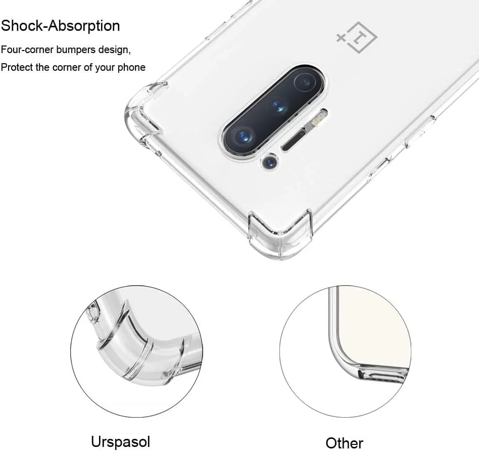 کاور محافظ ژله ای شفاف گوشی وان پلاس 8 پرو، ضربه گیر، ضد خش، محافظ گوشه ها کاور محافظ ژله ای شفاف گوشی وان پلاس 8 پرو، ضربه گیر، ضد خش، محافظ گوشه ها