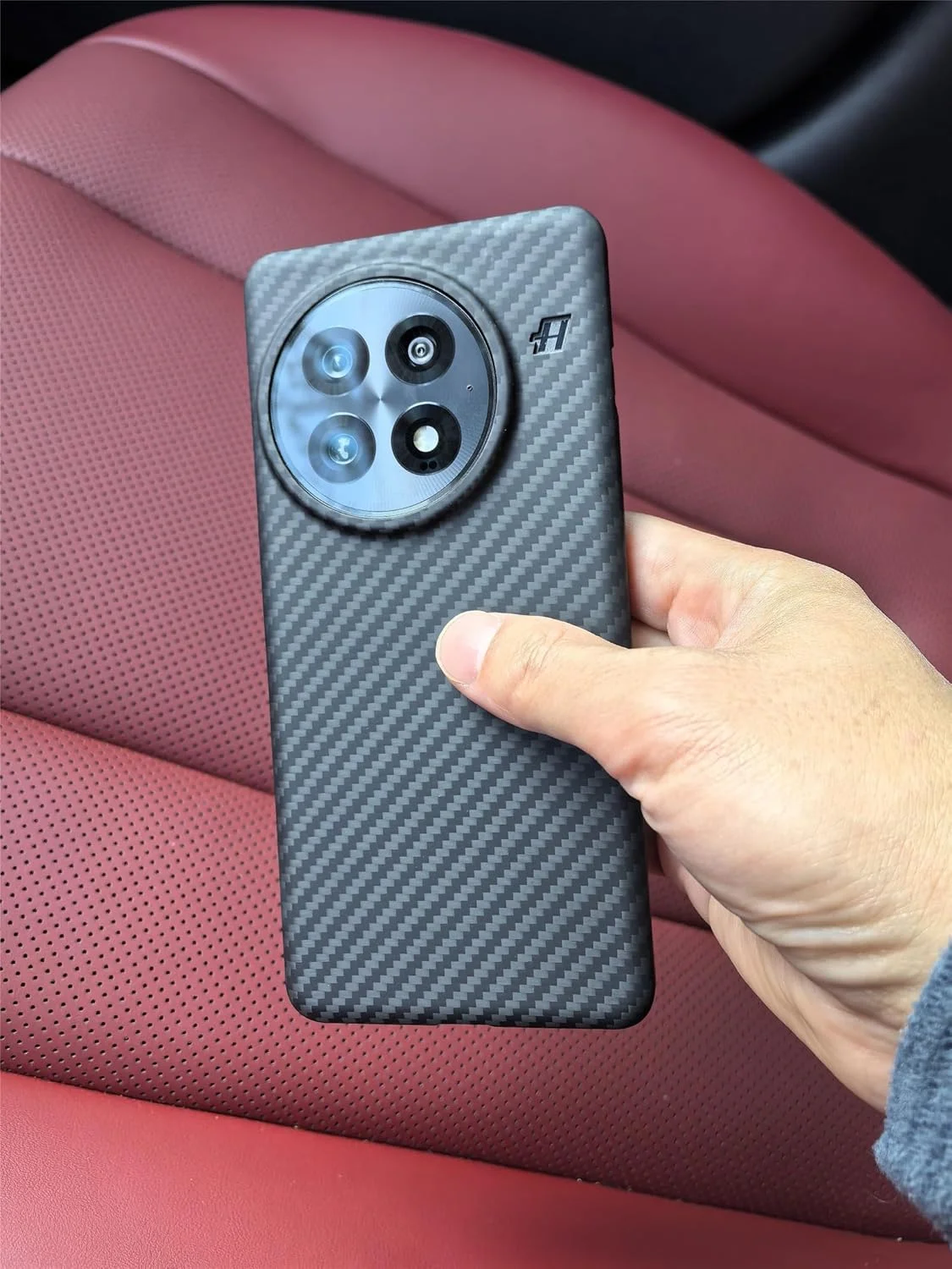 قاب فیبر کربن آرامید فوق العاده نازک برای وان پلاس 13 (مخصوص وان پلاس 13) مشکی