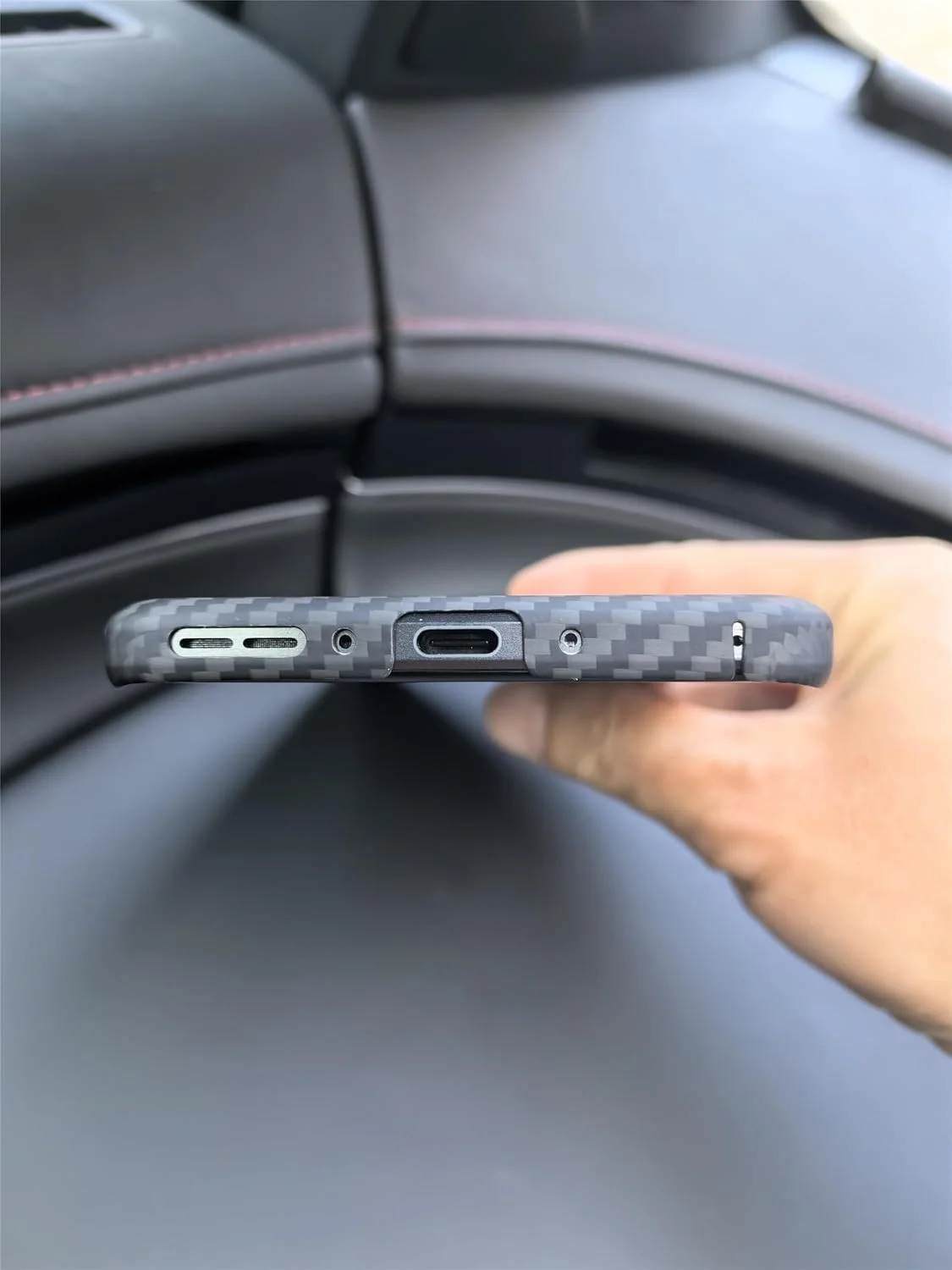 قاب فیبر کربن آرامید فوق العاده نازک برای وان پلاس 13 (مخصوص وان پلاس 13) مشکی