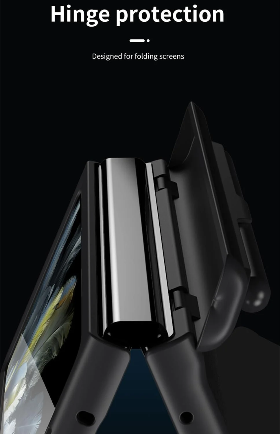 کاور چرمی لوکس و محافظ کامل گوشی وان پلاس اوپن/اوپو فایند N3 به همراه قلم و جای قلم، محافظ لولا، محافظ صفحه نمایش داخلی و استند (مشکی)