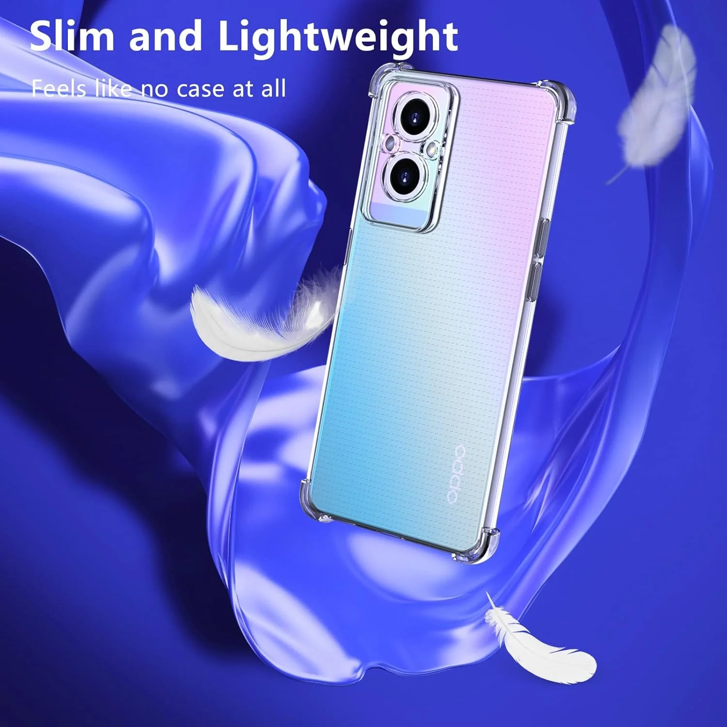 کاور محافظ ژله ای شفاف مناسب برای گوشی اوپو A96 5G / اوپو Reno 7Z / وان پلاس Nord N20، ضربه گیر TPU با محافظت از دوربین و گوشه های تقویت شده کاور محافظ ژله ای شفاف مناسب برای گوشی اوپو A96 5G / اوپو Reno 7Z / وان پلاس Nord N20، ضربه گیر TPU با محافظت از دوربین و گوشه های تقویت شده