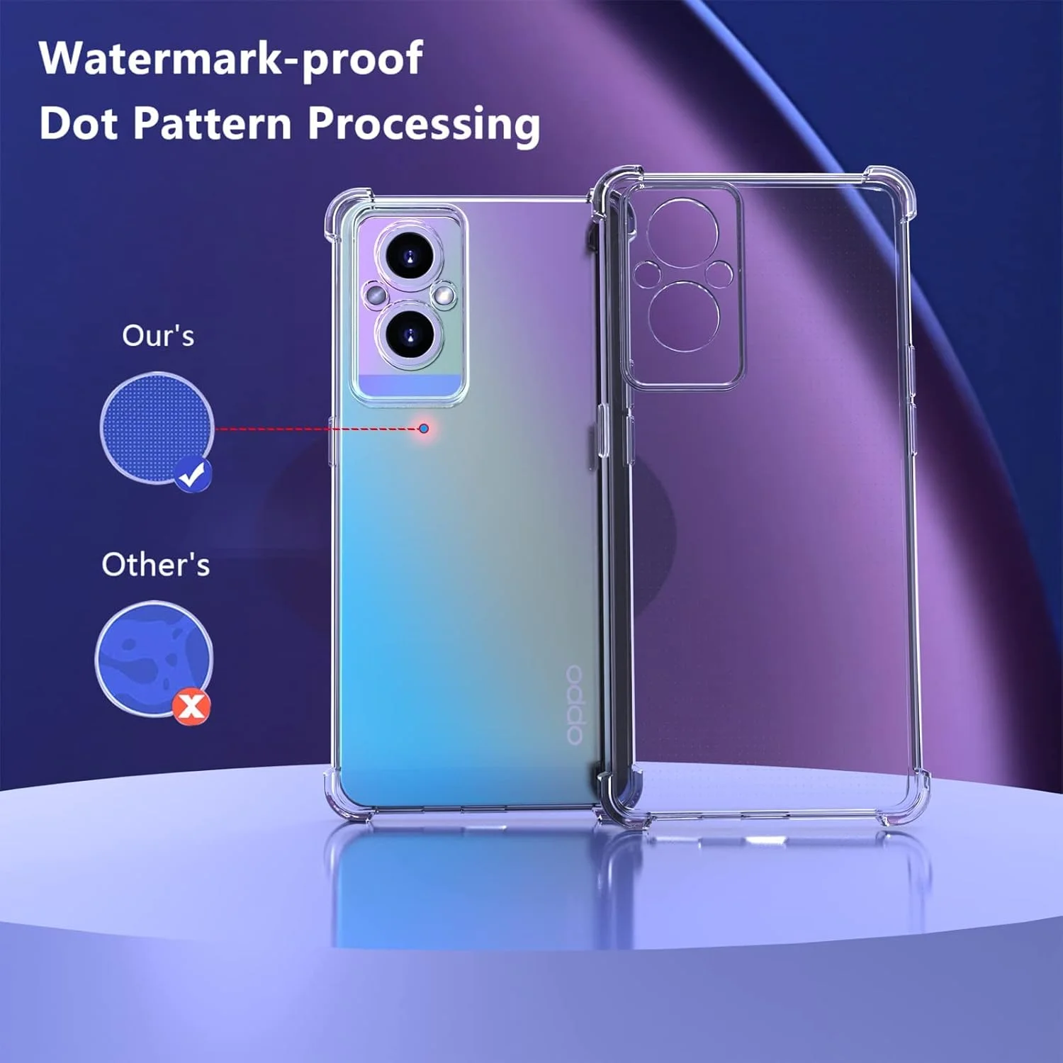 کاور محافظ ژله ای شفاف مناسب برای گوشی اوپو A96 5G / اوپو Reno 7Z / وان پلاس Nord N20، ضربه گیر TPU با محافظت از دوربین و گوشه های تقویت شده کاور محافظ ژله ای شفاف مناسب برای گوشی اوپو A96 5G / اوپو Reno 7Z / وان پلاس Nord N20، ضربه گیر TPU با محافظت از دوربین و گوشه های تقویت شده