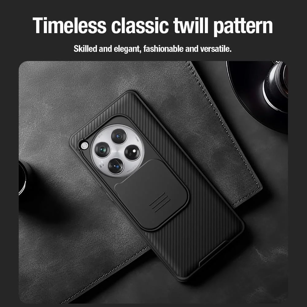 قاب محافظ گوشی TERRIFI برای OnePlus 12 5G با محافظ لنز کشویی دوربین، محافظت درجه نظامی، باریک و سبک، ضد ضربه، قاب محافظ ضد دید زدن، محافظت 360 درجه کامل بدنه، مشکی قاب محافظ گوشی TERRIFI برای OnePlus 12 5G با محافظ لنز کشویی دوربین، محافظت درجه نظامی، باریک و سبک، ضد ضربه، قاب محافظ ضد دید زدن، محافظت 360 درجه کامل بدنه، مشکی