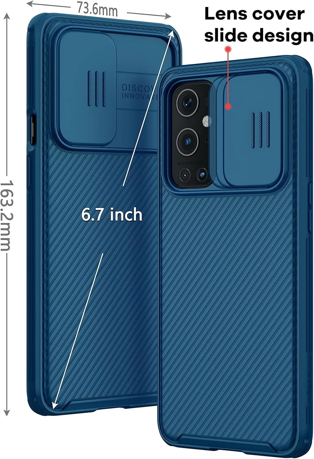 قاب محافظ نیلکین CamShield Pro برای گوشی OnePlus 9 Pro (6.7 اینچ، 2021) با پوشش کشویی دوربین، محافظ باریک برای گوشی 5G (آبی) قاب محافظ نیلکین CamShield Pro برای گوشی OnePlus 9 Pro (6.7 اینچ، 2021) با پوشش کشویی دوربین، محافظ باریک برای گوشی 5G (آبی)