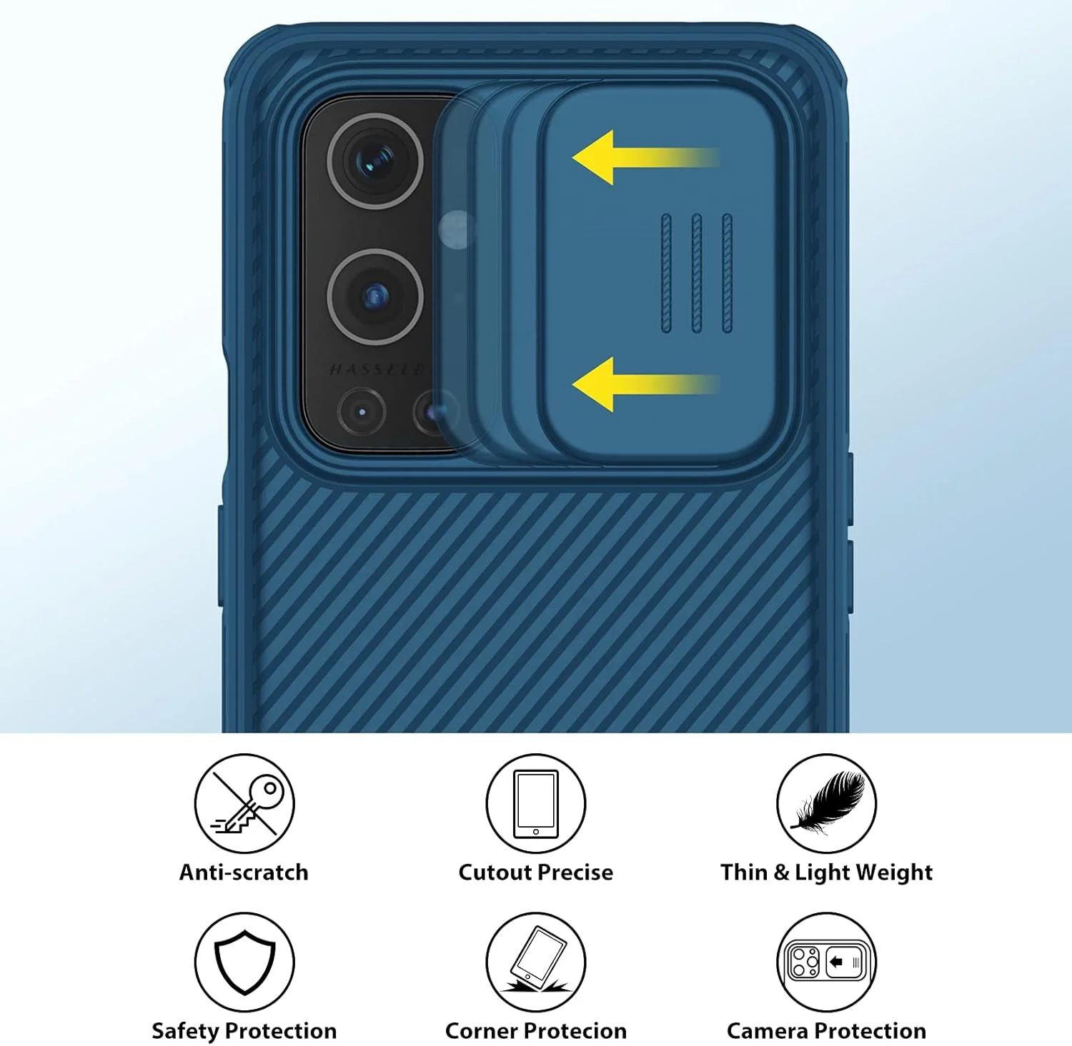 قاب محافظ نیلکین CamShield Pro برای گوشی وان پلاس 9 پرو 6.7 اینچی (آبی) قاب محافظ نیلکین CamShield Pro برای گوشی وان پلاس 9 پرو 6.7 اینچی (آبی)