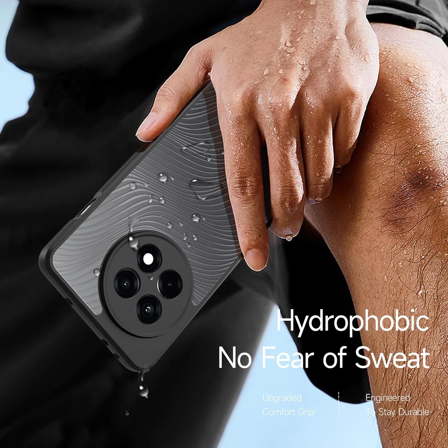 قاب محافظ گوشی وان پلاس 13R، قاب ضربه گیر نیمه شفاف مات با پوشش دوربین، باریک و مقاوم در برابر سقوط