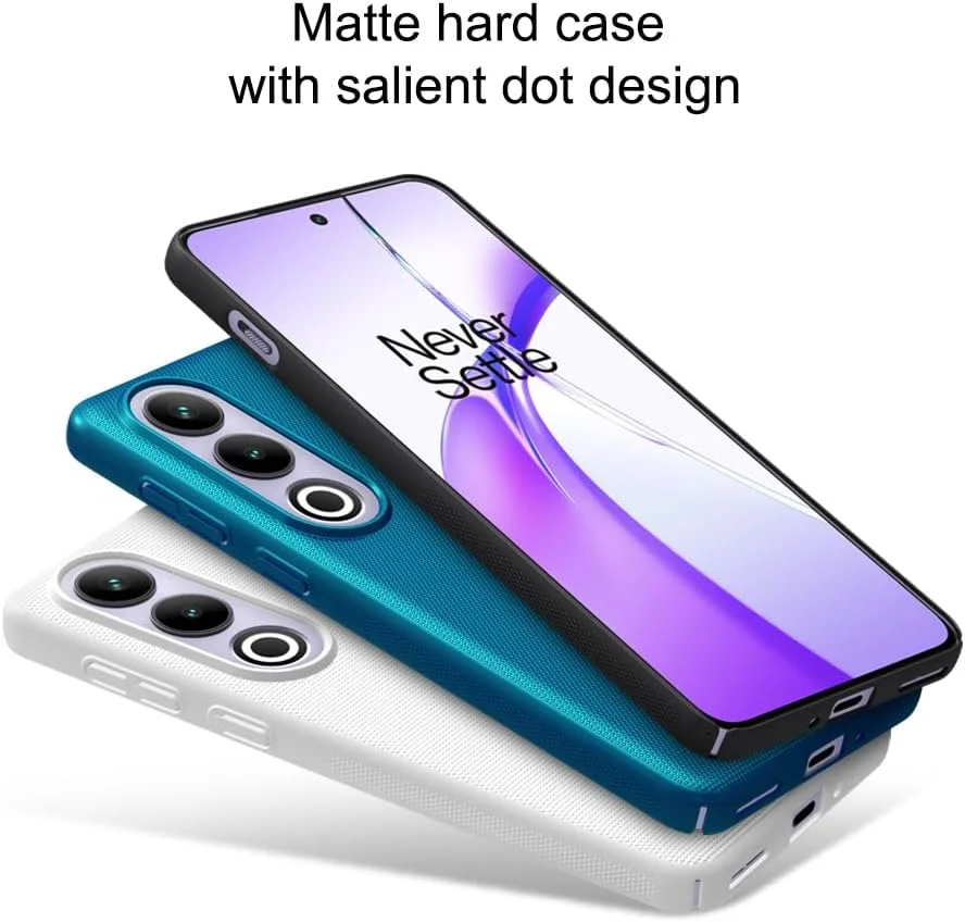کاور محافظ سری Super Frosted Shield نیلکین طراحی شده برای OnePlus Nord CE4 Lite - آبی طاووسی