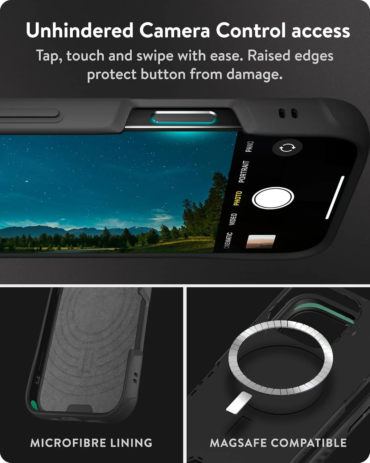 قاب محافظ گوشی آیفون 16 پرو مکس موس، سازگار با MagSafe - مدل Limitless 6.0 - فیبر کربن - ضد ضربه قاب محافظ گوشی آیفون 16 پرو مکس موس، سازگار با MagSafe - مدل Limitless 6.0 - فیبر کربن - ضد ضربه