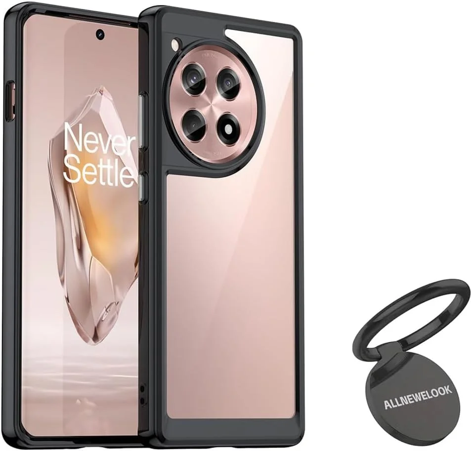 قاب محافظ گوشی وان پلاس 12R و وان پلاس ایس 3 5G با یک حلقه نگهدارنده، مقاوم در برابر خش، پشت PC سخت، ضد ضربه (مشکی، MF برای وان پلاس 12R ایس 3 5G) قاب محافظ گوشی وان پلاس 12R و وان پلاس ایس 3 5G با یک حلقه نگهدارنده، مقاوم در برابر خش، پشت PC سخت، ضد ضربه (مشکی، MF برای وان پلاس 12R ایس 3 5G)