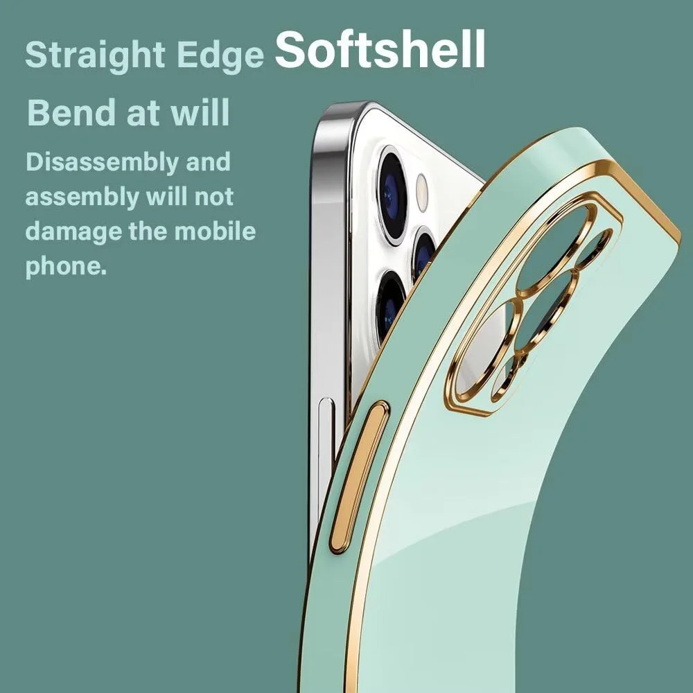 قاب گوشی موبایل با فریم آبکاری شده EASSGU برای OnePlus Nord CE 5 5G / OnePlus Nord CE5 5G (6.77 اینچ)، قاب محافظ سیلیکونی TPU نرم - مشکی قاب گوشی موبایل با فریم آبکاری شده EASSGU برای OnePlus Nord CE 5 5G / OnePlus Nord CE5 5G (6.77 اینچ)، قاب محافظ سیلیکونی TPU نرم - مشکی