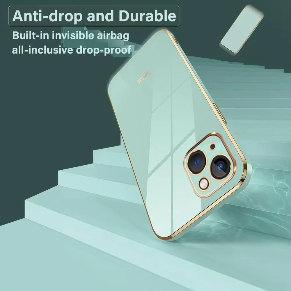 قاب گوشی موبایل با فریم آبکاری شده EASSGU برای OnePlus Nord CE 5 5G / OnePlus Nord CE5 5G (6.77 اینچ)، قاب محافظ سیلیکونی TPU نرم - مشکی قاب گوشی موبایل با فریم آبکاری شده EASSGU برای OnePlus Nord CE 5 5G / OnePlus Nord CE5 5G (6.77 اینچ)، قاب محافظ سیلیکونی TPU نرم - مشکی