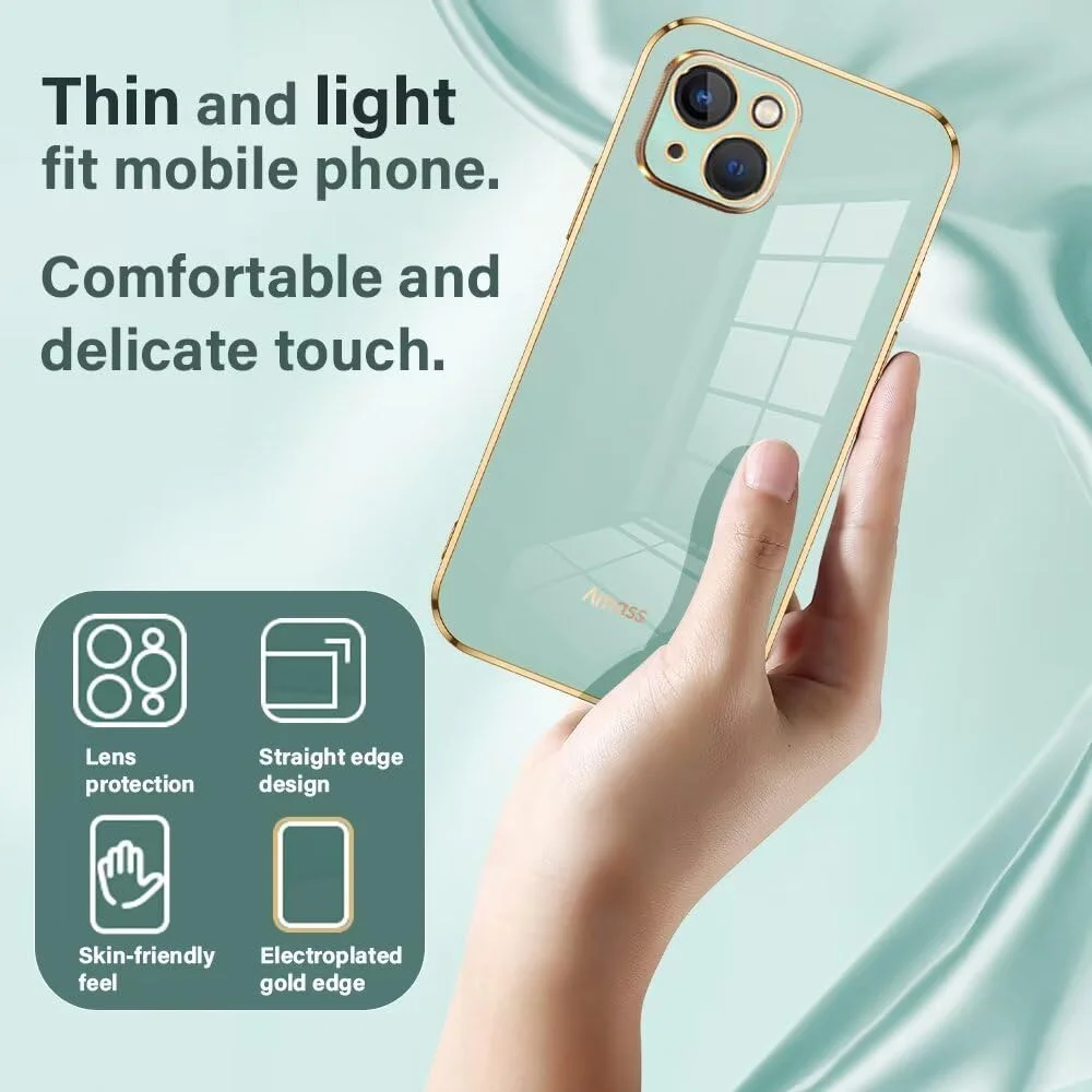 قاب گوشی موبایل با فریم آبکاری شده EASSGU برای OnePlus Nord CE 5 5G / OnePlus Nord CE5 5G (6.77 اینچ)، قاب محافظ سیلیکونی TPU نرم - مشکی قاب گوشی موبایل با فریم آبکاری شده EASSGU برای OnePlus Nord CE 5 5G / OnePlus Nord CE5 5G (6.77 اینچ)، قاب محافظ سیلیکونی TPU نرم - مشکی