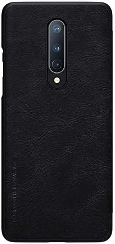 کیف چرمی محافظ گوشی Nillkin Qin Series مناسب برای Oneplus 8 (1+8) - مشکی
