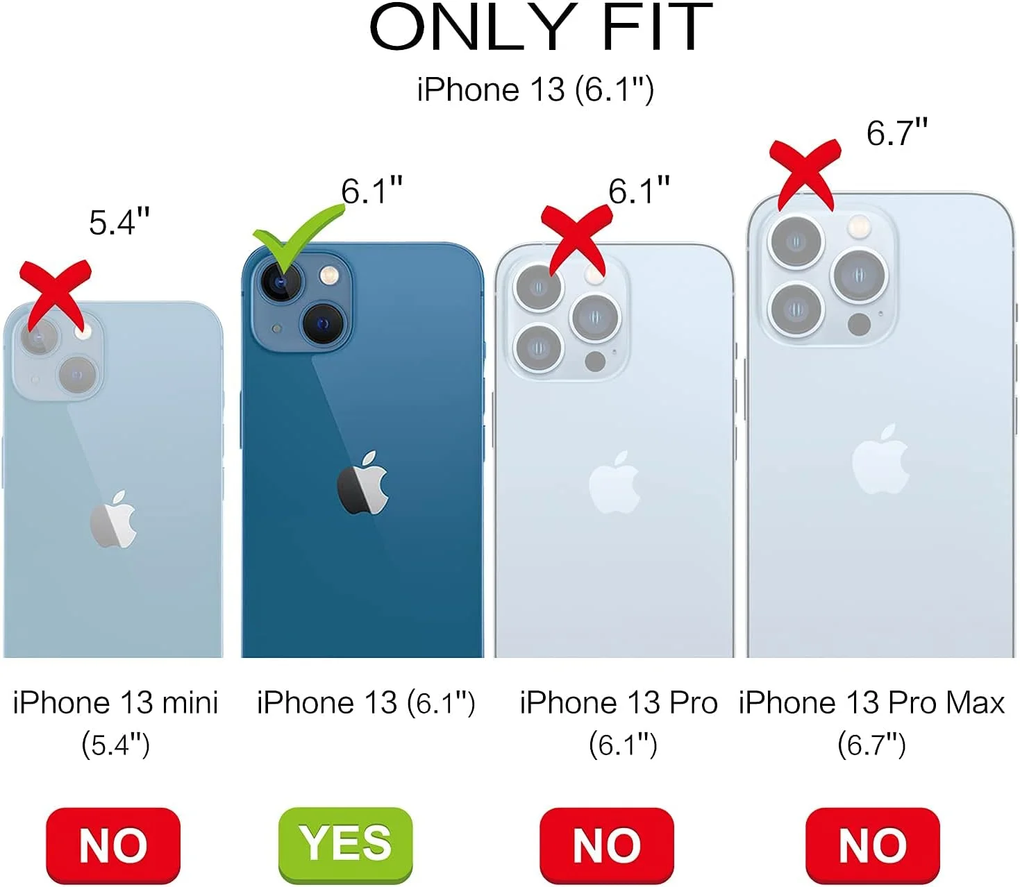 کاور محافظ سیلیکونی نرم و منعطف DOMAVER با لایه داخلی میکروفایبر، ضد ضربه، سازگار با آیفون 13 - آبی روشن