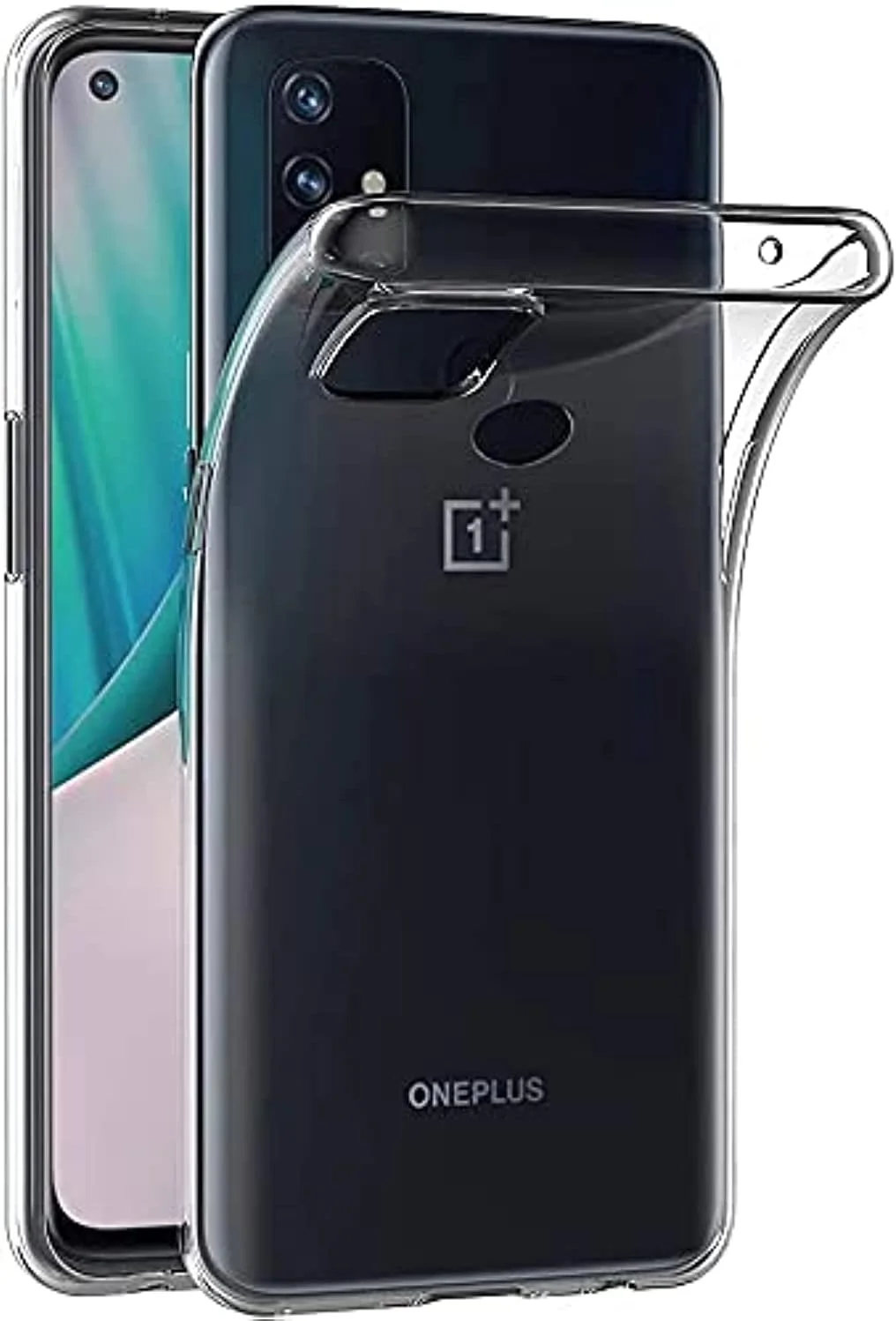 کاور مایجین برای وان پلاس نورد N10 5G (6.49 اینچ) ژله ای TPU نرم با بامپر و پشت شفاف کاور مایجین برای وان پلاس نورد N10 5G (6.49 اینچ) ژله ای TPU نرم با بامپر و پشت شفاف