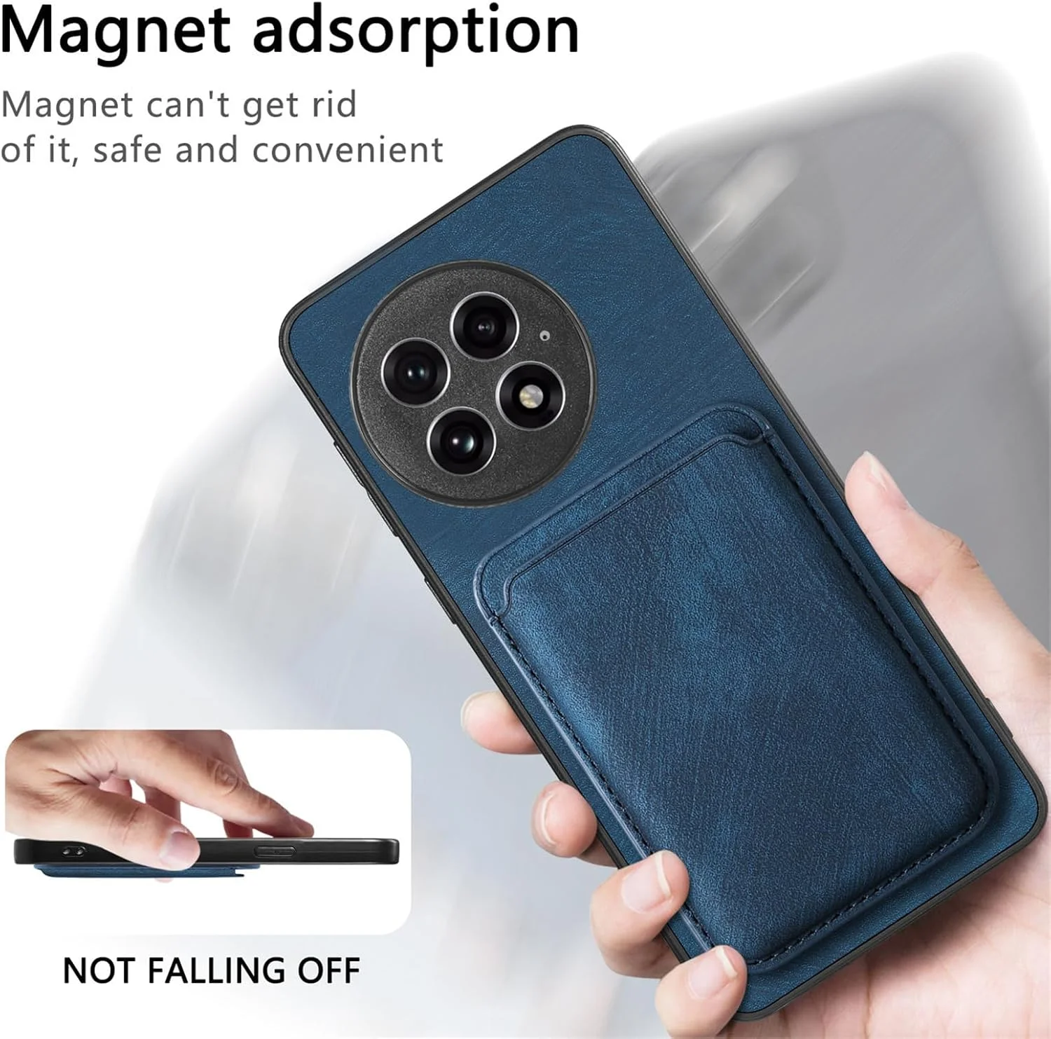 کیف پول گوشی وان پلاس 13 با جای کارت، کاور 2 در 1 جداشدنی مغناطیسی باریک و شیک برای آقایان و بانوان، دارای اسلات کارت اعتباری، رنگ بنفش CXKB کیف پول گوشی وان پلاس 13 با جای کارت، کاور 2 در 1 جداشدنی مغناطیسی باریک و شیک برای آقایان و بانوان، دارای اسلات کارت اعتباری، رنگ بنفش CXKB