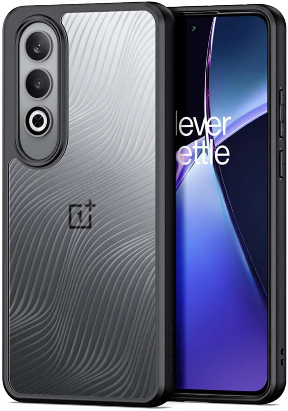 کاور پشتی OIATROE برای OnePlus Nord CE4، [باریک] [ضد اثر انگشت] [بافت مات] قاب گوشی برای OnePlus Nord CE4 - مشکی