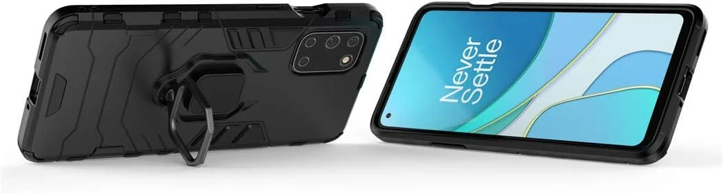 قاب محافظ گوشی موبایل میجین سازگار با وان پلاس 8T، با حلقه فلزی و استند، پوشش مقاوم دولایه برای وان پلاس 8T (مشکی) قاب محافظ گوشی موبایل میجین سازگار با وان پلاس 8T، با حلقه فلزی و استند، پوشش مقاوم دولایه برای وان پلاس 8T (مشکی)