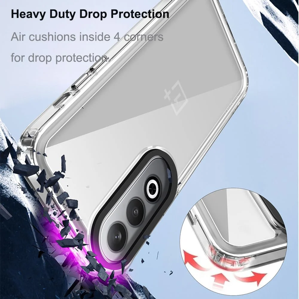 کاور محافظ باریک و شفاف سازگار با وان پلاس نورد CE4 - بامپر TPU ضد ضربه