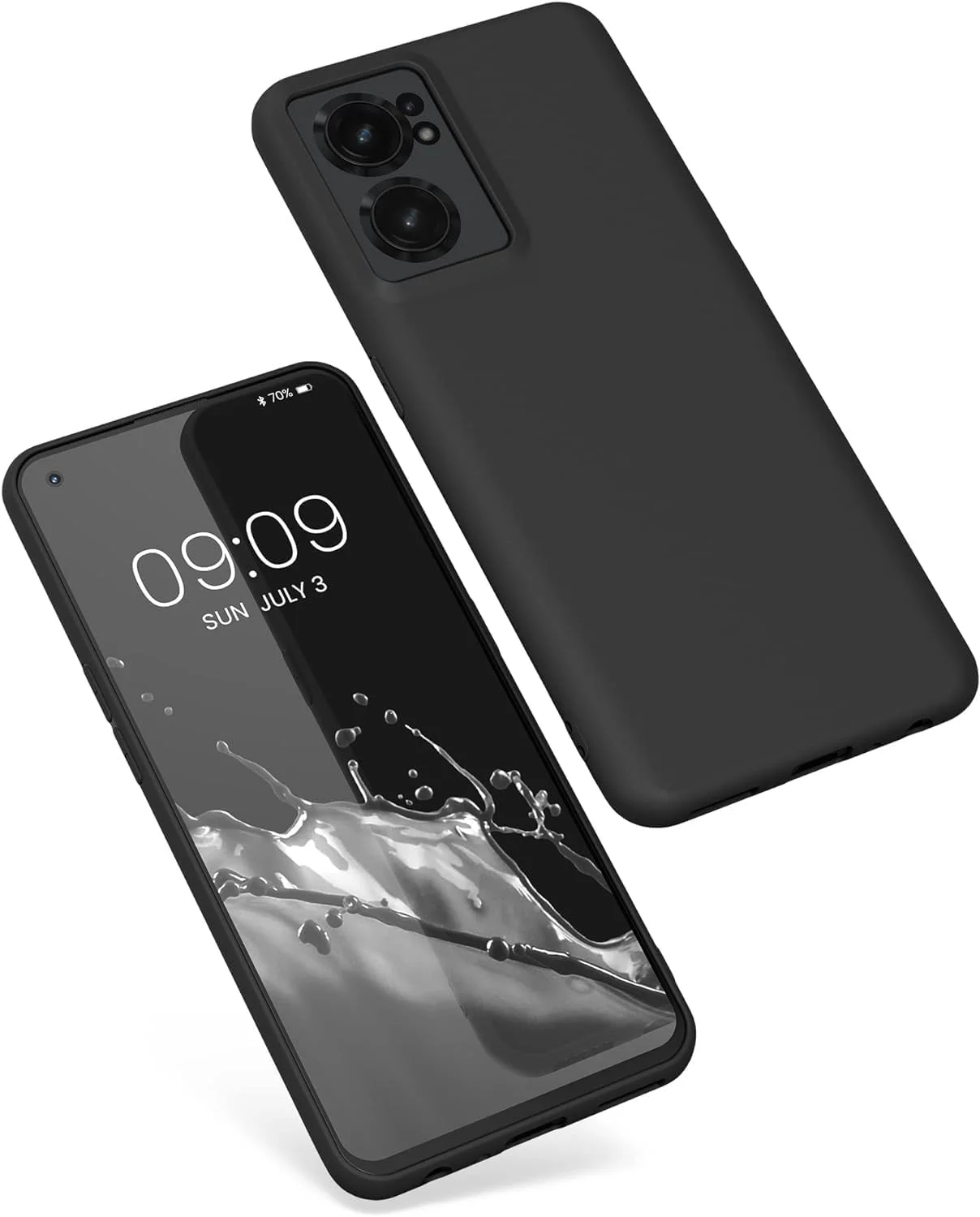 کاور سیلیکونی TPU نرم و باریک AWH برای OnePlus Nord CE 2 5G - تناسب دقیق، محافظت شیک و دوام بیشتر (مشکی)