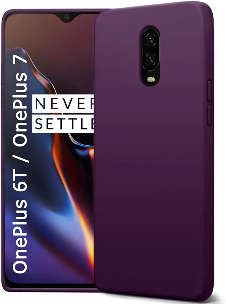 قاب محافظ سیلیکونی TheGiftKart برای OnePlus 6T / Oneplus 7 | دارای پوشش داخلی نرم میکروفیبر | محافظت از دوربین | ضد ضربه برای OnePlus 6T / Oneplus 7 (سیلیکون، بنفش) قاب محافظ سیلیکونی TheGiftKart برای OnePlus 6T / Oneplus 7 | دارای پوشش داخلی نرم میکروفیبر | محافظت از دوربین | ضد ضربه برای OnePlus 6T / Oneplus 7 (سیلیکون، بنفش)