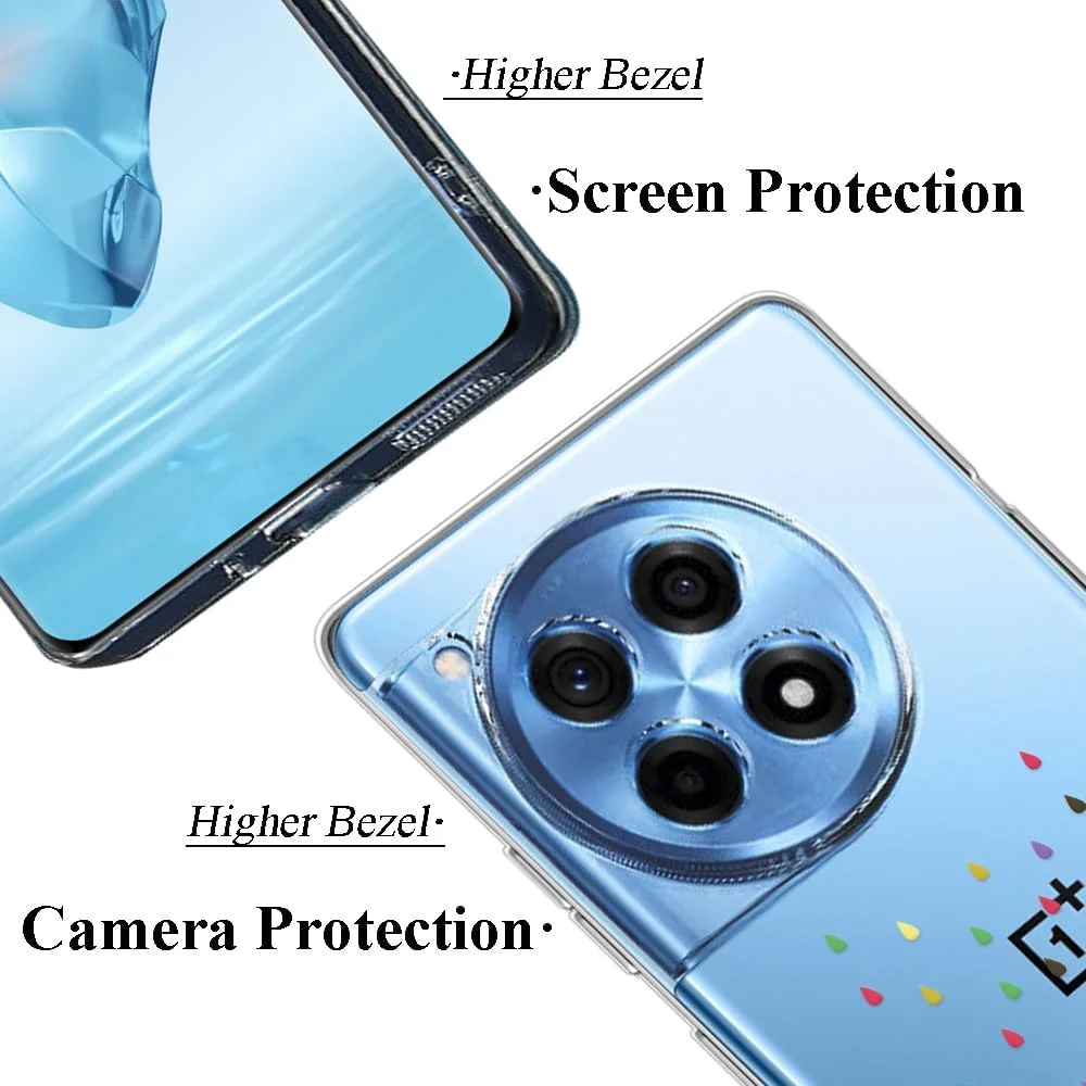 کاور محافظ شفاف باریک Unov سازگار با قاب OnePlus 12R، بامپر TPU نرم با طرح برجسته، جذب شوک 6.78 اینچ (دایناسور رنگین کمانی) کاور محافظ شفاف باریک Unov سازگار با قاب OnePlus 12R، بامپر TPU نرم با طرح برجسته، جذب شوک 6.78 اینچ (دایناسور رنگین کمانی)