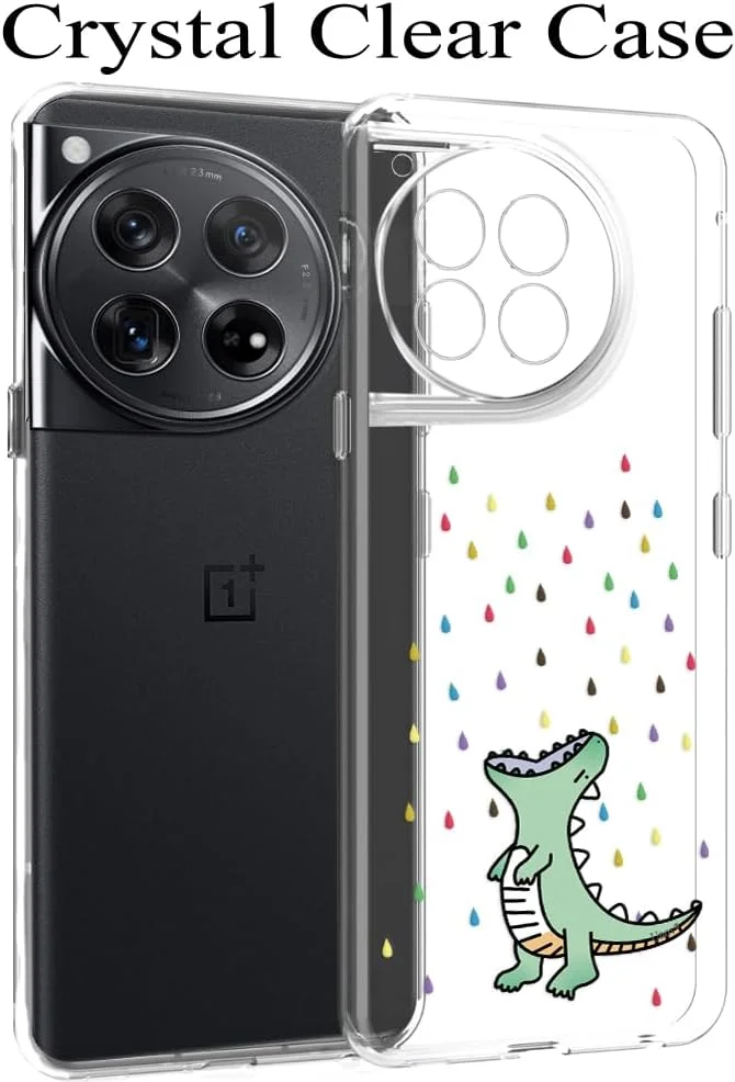 کاور محافظ شفاف باریک Unov سازگار با قاب OnePlus 12R، بامپر TPU نرم با طرح برجسته، جذب شوک 6.78 اینچ (دایناسور رنگین کمانی) کاور محافظ شفاف باریک Unov سازگار با قاب OnePlus 12R، بامپر TPU نرم با طرح برجسته، جذب شوک 6.78 اینچ (دایناسور رنگین کمانی)