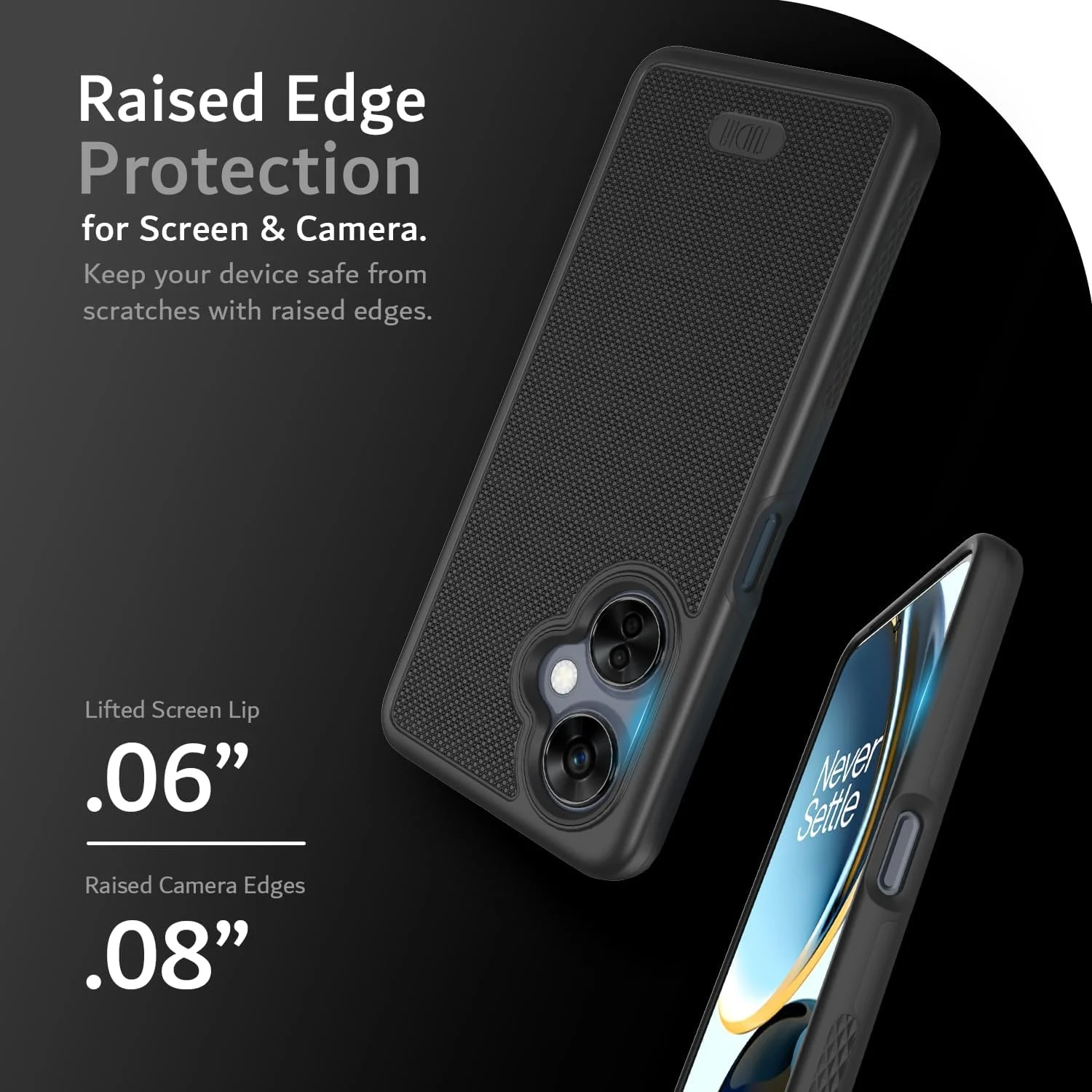 کاور محافظ دو لایه TUDIA DualShield Grip مناسب برای گوشی OnePlus Nord CE 3 Lite 5G (مدل 2023) - رنگ مشکی مات کاور محافظ دو لایه TUDIA DualShield Grip مناسب برای گوشی OnePlus Nord CE 3 Lite 5G (مدل 2023) - رنگ مشکی مات