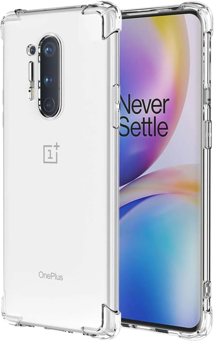 کاور محافظ شفاف و نرم سیلیکونی Zubitech برای گوشی OnePlus 8 Pro، ضد ضربه با گوشههای تقویتشده کاور محافظ شفاف و نرم سیلیکونی Zubitech برای گوشی OnePlus 8 Pro، ضد ضربه با گوشههای تقویتشده