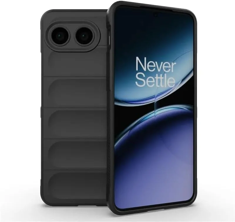 کاور محافظ گوشی Gruattreay سازگار با OnePlus Nord 4 5G، دارای ضربهگیر هوا، ضد لغزش، ساخته شده از TPU سیلیکونی انعطافپذیر و مقاوم در برابر ضربه (مشکی) کاور محافظ گوشی Gruattreay سازگار با OnePlus Nord 4 5G، دارای ضربهگیر هوا، ضد لغزش، ساخته شده از TPU سیلیکونی انعطافپذیر و مقاوم در برابر ضربه (مشکی)
